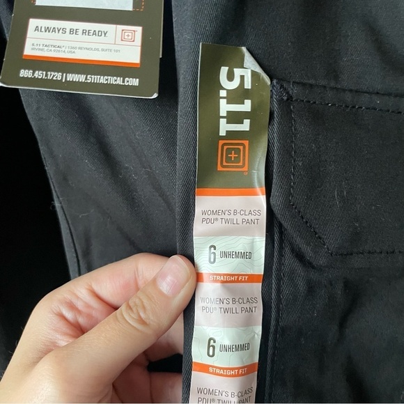 5.11 Black WOMEN'S TACLITE® PDU® CARGO PANT - B CLASS Unhemmed - Picture 7 of 11